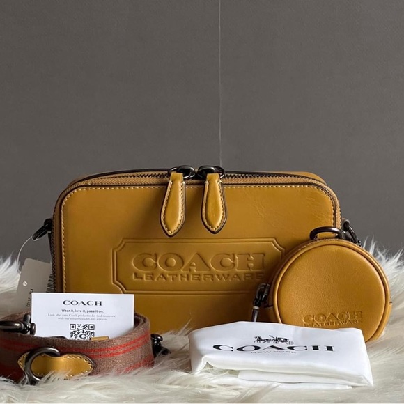 CC117 - Coach Charter Slim Crossbody with Coach Badge - Picture 12 of 13